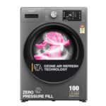 Whirlpool 9 Kg Ozone Technology 5 Star Inverter Front Load Fully Automatic Washing Machine With In-Built Heater (Xo9012Bym52E, Midnight Grey, 100+ Tough Stains, 1200 Rpm)