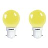 Eveready 0.5-Watt 1 Up Deco Led Bulb (Yellow And Pack Of 2)