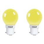Eveready 0.5-Watt 1 Up Deco Led Bulb (Yellow And Pack Of 2)