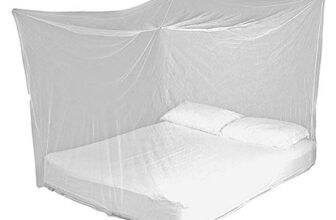 Divyanshi Mosquito Net || White Rectangular Fine Mesh Mosquito Net For Single Bed/Double Bed, 3X6.5 Insect Protection Repellent, Perfect For Indoors And Outdoors