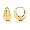 Vama Fashions Anti Tarnish 18K Plated Kaju Kan Ki Bali Earring Hoop Pair Baali Hypoallergenic Piercing Earrings For Girls Women (Gold Hoops Earrings)