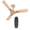 Havells 1200Mm Enticer Bldc Prime Ceiling Fan | Compatible With Regulator & Remote, 5 Star, 100% Copper, Breeze, Sleep Mode, Timer | Upto 55% Energy Saving, High Air Delivery | Champagne