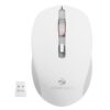 Zebronics Zeb-Jaguar Wireless Mouse, 2.4Ghz With Usb Nano Receiver, High Precision Optical Tracking, 4 Buttons, Plug & Play, Ambidextrous, For Pc/Mac/Laptop (White+Grey)