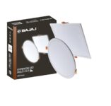 Bajaj Hyperion LED Multi CCT Panel | 5W Square LED Surface Light | Modern Multicolor Lights for Living Room, Bedroom and Hall | White Body (Pack of 1)