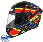 Home Studds Thunder D6 Motorbike Helmet(Matt Black Red N1)