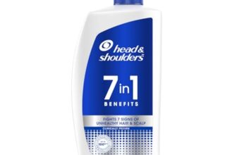 Head & Shoulders 7In1 Anti-Dandruff Shampoo | Multi-Action Formula | Complete Solution For Unhealthy Scalp | 7 Benefits For Men And Women, 1000Ml