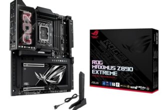 ASUS ROG Maximus Z890 Extreme Intel ATX Motherboard, 24+2+1+2 Power Stages, DDR5 Slot, PCIe 5.0, Next Generation GPU, 6 M.2 Slots, WiFi 7, 5 Thunderbolt Ports