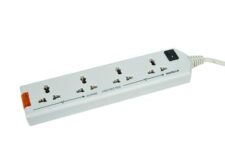 Home Havells 4 Way Extension Board With Surge & Spike Protection|For Power Requirements up to 1440W |1.5 Mtr ISI Certified Copper Wire| LED Indicator | Rating -6A, 240V | Home & Office Use