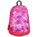 Home F Gear Amari 12L Small Kids School backpack with Organizer Bottle compartment Water resistant lightweight, Gifts for Men Women Boys Girls Adults, Casual/College/Travel Bag (Tropical pink and purple)
