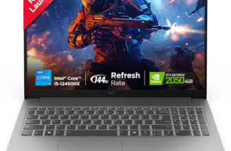 Lenovo LOQ Essential Intel Core i5 12th Gen 12450HX – (12 GB/512 GB SSD/Windows 11 Home/4 GB Graphics/NVIDIA GeForce RTX 2050) 83LK0031IN Gaming Laptop(15.6 Inch, Luna Grey, 1.77 Kg)