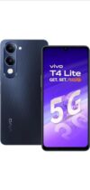 VIVO T4 Lite 5G 6GB RAM, 128GB Storage, Prism Blue | 6.74” HD+ 90Hz LCD | Dimensity 6300 | 50MP Dual AI Camera | Android 14 | 6000mAh Battery | IP64 | Side Fingerprint | 15W Charging | Dual SIM