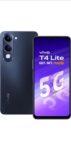 VIVO T4 Lite 5G 6GB RAM, 128GB Storage, Prism Blue | 6.74” HD+ 90Hz LCD | Dimensity 6300 | 50MP Dual AI Camera | Android 14 | 6000mAh Battery | IP64 | Side Fingerprint | 15W Charging | Dual SIM