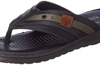 Woodland Men’s Black Slipper-6 UK (40 EU) (GP 26831)