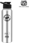 Pigeon Inox Hydra 900 ml Bottle(Pack of 1, Silver, Steel)
