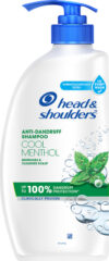 Head & Shoulders Cool Menthol Anti-Dandruff Shampoo For Scalp Protection(650 Ml)