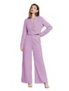 KOTTY Women’s Co-ords Solid Dress Set Light Purple