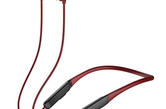 Boat Rockerz 255 Neo Bluetooth Wireless In Ear Earphones With Mic With Enx- Tech, Smart Magnetic Buds, Asap- Charge, Upto 25 Hours Playback, 12Mm Drivers, Beast Mode, Dual Pairing (Maroon Madness)