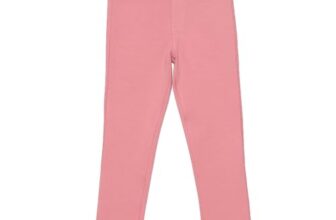 BIBA Kids Girl Solid Narrow Leggings (Kw4372_Onion Pink_3)