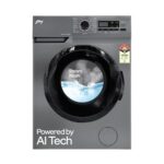 Godrej 6 Kg 5 Star AI Powered, Eco Wash, Steam Wash, Anti-Fade Color Programs, Pause The Wash Cycle, Child Lock, Fully Automatic Front Load Washing Machine (WFEON ARG 6010 5.0, Silver Stream)