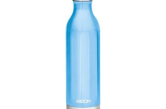 Milton Bliss 900 Thermosteel Vaccum Insulated 24 Hours Hot & Cold Water Bottle, 790 ml, Blue