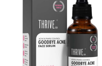 ThriveCo Goodbye Acne™ Serum | Reduces Acne, Acne Marks & Sebum| Nondrying & Moisturising(30 ml)