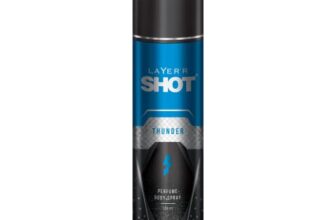 Layer’r Shot Men’s Thunder Body Spray For Men -120 ml | Long Lasting Premium Fragrance For Fresh Oriental Scent | Luxurious Aerosol Perfume | Perfect For Every Occasion