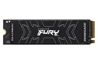 Kingston Fury Renegade 4TB PCIe Gen 4.0 NVMe M.2 Internal Gaming SSD | Up to 7300 MB/s | TLC NAND | SFYRD/4000G, Black