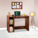Home Delite Kom Berry Engineered Wood Study Table (Free Standing, Finish Color – Acacia Dark, Diy(Do-It-Yourself) (50.4X100.4X75)