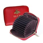 Home Kraptick Card Holder for Women – Elegant and Versatile Card Case, Credit Cardholder, Card Organizer, Card Pouch (Red)