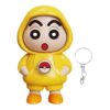 WOYAX Face Changing Keychain with 3 Expressions 3D Cartoon Character Toy Key Holder Unisex Keychain for Bags, Cars & Gifts for Kids & Adults (Shinchan) Acrylonitrile Butadiene Styrene (ABS),Multicolor