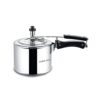 Bajaj PCX 43 Majesty 3 Litre Aluminium Pressure Cooker With Duo Inner Lid | Induction Compatible | ISI Certified | Sturdy Bakelite Handles ?Silver?