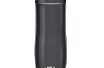 Milton Thermosteel Revive Insulated Hot and Cold Water Bottle, Black, 480 ml