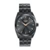 Sonata Poze 6 Graphite Groove Gents Quartz Black Round Dial Men’s Watch | Stainless Steel Strap Material | Watches for Men Analog – SP70077NM01