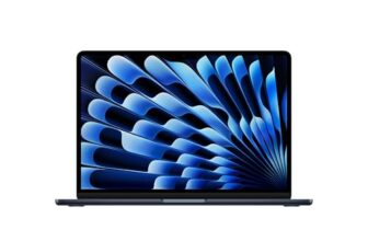 Apple 2025 MacBook Air (13-inch, Apple M4 chip with 10-core CPU and 8-core GPU, 16GB Unified Memory, 256GB) – Midnight