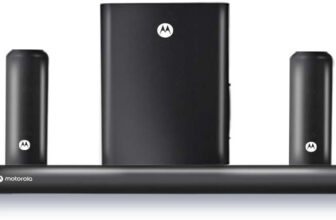 MOTOROLA AmphisoundX Vibe Dolby Digital 500 W Bluetooth Soundbar(Black, 5.1 Channel)