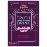 Hasbro Gaming Truth or Drink: Bachelorette Party Edition | Adult Party Game by Cut | 108 Revealing and Hilarious Questions for Girls Nights Out or in | Ages 21+ | 2+ Players | 30 Mins