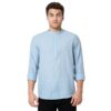 Spykar Men’s Slim Fit Shirt (EMKUSO2BD008_Blue
