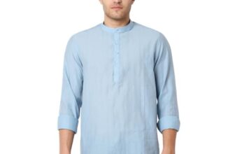 Spykar Men’s Slim Fit Shirt (EMKUSO2BD008_Blue