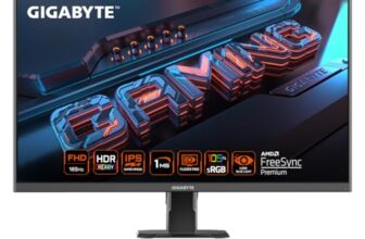 GIGABYTE GS27FC 27 Inches VA 1500R (Curved), 1920 X 1080 (FHD), 180Hz (Native), 79% DCI-P3 108% Srgb, 1 Ms MPRT, 250 Cd/M2 (TYP), Freesync Premium, HDR 10