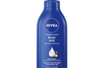 NIVEA Nourishing Body Milk 600ml Body Lotion with Hyaluronic Acid | 72Hr Hydration | Deep Moisture Care for Very Dry Skin | Enriched with Almond Oil | Smooth, Radiant & Healthy Looking Skin Care