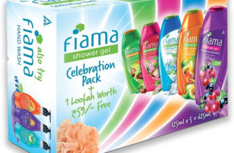 FIAMA Celebration Pack with 5 Unique Body Wash Shower Gels, (125ml Pack of 5)(5 x 125 ml)