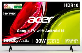 acer 100 cm (40 inches) Ultra I Series FHD Smart LED Google TV AR40FDGGU2841BD