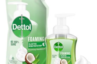 Dettol Aloe Coconut Foaming Handwash Pump + Refill combo (250ml+700ml)
