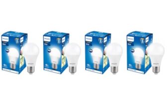 Philips Ace Saver Base E27 9-Watt LED Bulb (Pack of 4, White)