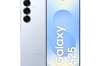 Samsung Galaxy S25 5G Smartphone with Galaxy AI (Icyblue, 12GB RAM, 256GB Storage), Snapdragon 8 Elite, 50 MP Camera with ProVisual Engine and 4000mAh Battery