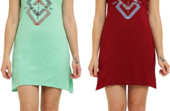 Priya Point Printed Women Round Neck Multicolor T-Shirt