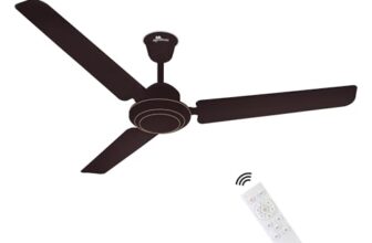 RR Signature MORPHEUS 1200 MM BLDC Ceiling Fan With Remote | 60% Energy Savings | BEE 5 Star Rated Energy Efficiency| 2 Year Warranty [Velvet Brown]
