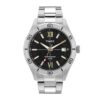 TIMEX Analog Watch for Men with Black Dial & Silver Stainless Steel Bracelet Band – Water Resistant Men’s Wrist Watches -TWEG295SMU06