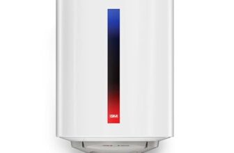 GM Balin 10L Storage Water Heater (Geyser) | Hydrodynamic Technology for Higher Hot Water Output | Energy Efficient |4 star| ISI Marked – White