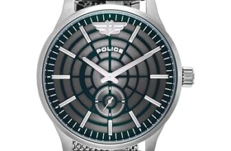 Police Quartz Multifunction Grey DIAL Stainless Steel Strap Watch for Men-PLPEWJG0005205W